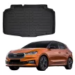 EgriAuto tavă de portbagaj neagră antiderapantă Skoda Fabia mk4. Htb 2021-