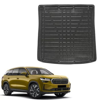   EgriAuto negre antiderapant ovorașe pentru portbagaj Skoda Kodiaq 7 locuri 2024-