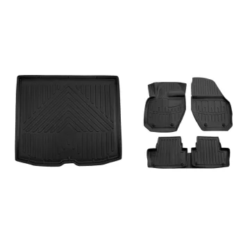   Covorașe de cauciuc premium și tavă de portbagaj Volvo XC60 cu 5 uși 2008-2017 (egriauto_TLVO102912_3DSRMVO501_1)