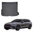 EgriAuto tavă de portbagaj neagră antiderapantă Volvo V60 2018-