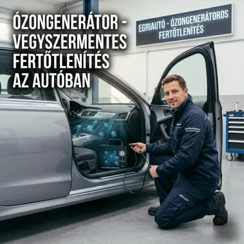 Ózongenerátoros Autófertőtlenítés