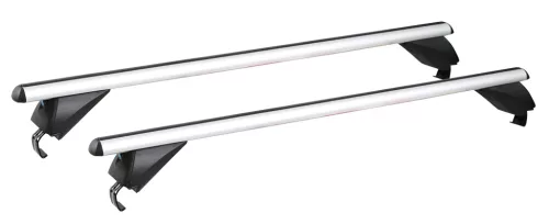 EgriAuto 120 cm suport de plafon din aluminiu pentru mașini cu bare longitudinale, blocabil 90 kg