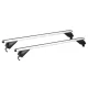 EgriAuto 120 cm suport de plafon din aluminiu pentru mașini cu bare longitudinale, blocabil 90 kg