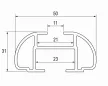 EgriAuto 120 cm suport de plafon din aluminiu pentru mașini cu bare longitudinale, blocabil 90 kg