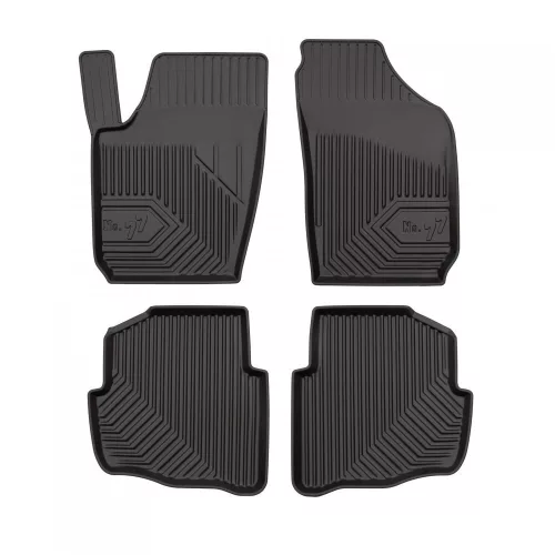 3D covorașe de cauciuc premium cu margine înaltă Skoda Fabia I 1999-2008