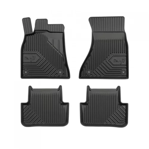 3D covorașe de cauciuc premium cu margine înaltă Audi A4 B8 2007-2015