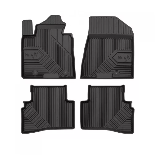 3D covorașe de cauciuc premium cu margine înaltă Hyundai Tucson III 2015-2020 suv, without belt tensioner behind driver's seat