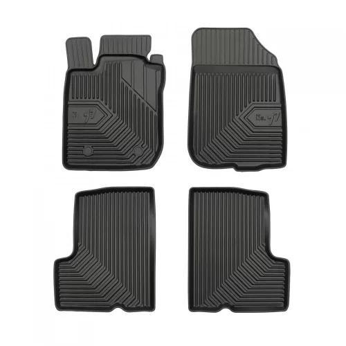 3D covorașe de cauciuc premium cu margine înaltă Dacia Duster I 2010-2013 suv, facelift înainte de