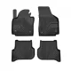 3D covorașe de cauciuc premium cu margine înaltă SEAT Altea 2004-2015 minivan, de fixare capse între távolság on the driver's side 31, 5 cm and passenger's 30, 4 cm