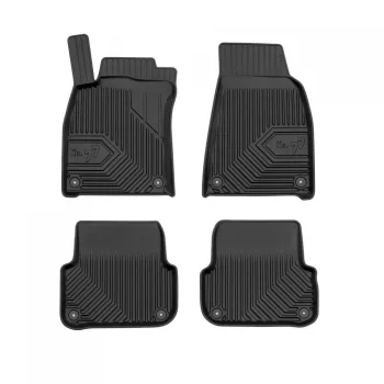   premium 3D cu margine înaltă Covoare auto Audi A6 C6 2004-2006 facelift înainte, distanța de fixare a patentelor între covorul din spate 37.5 cm
