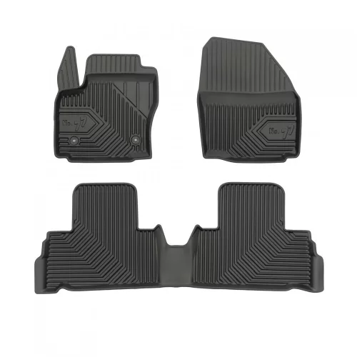 3D covorașe de cauciuc premium cu margine înaltă Ford Galaxy II 2009-2015 minivan, 1st and 2nd rows, de fixare capse între távolság 31 cm