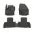 3D covorașe de cauciuc premium cu margine înaltă Ford Galaxy II 2009-2015 minivan, 1st and 2nd rows, de fixare capse între távolság 31 cm