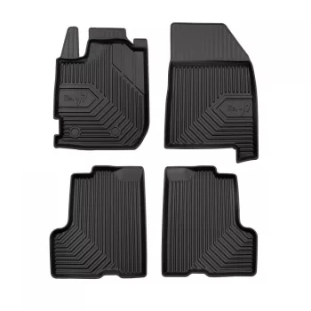   covor auto premium 3D cu margine înaltă Dacia Duster II 2017-2021 SUV, facelift anterior, cu spațiu de depozitare sub scaunul pasagerului