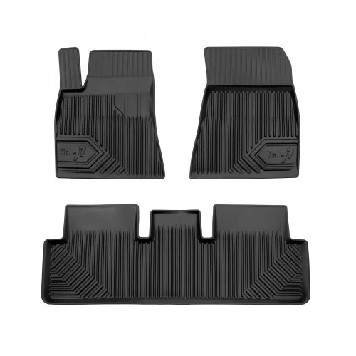 premium 3D cu margine înaltă Covoare auto Tesla Model 3 2017-2023 sedan, facelift előtti, kivétel version with heat pump