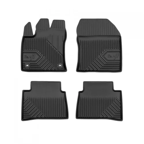 covor auto premium 3D cu margine înaltă TOYOTA Prius IV 2015-2023 liftback, distanța între fixările patentek pe partea șoferului 37 cm