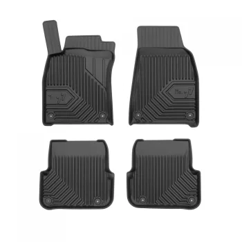   premium 3D cu margine înaltă Covoare auto Audi A6 C6 2006-2011 facelift după, distanța de fixare a patentelor între covorul din spate 34.5 cm