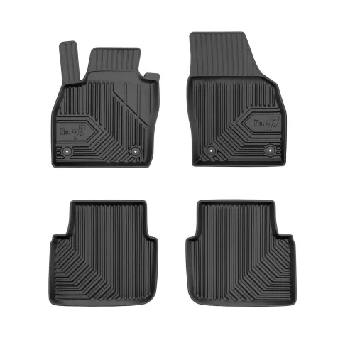 3D covorașe de cauciuc premium cu margine înaltă Skoda Kamiq 2019 crossover