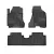 3D covorașe de cauciuc premium cu margine înaltă Hyundai Tucson I 2004-2009 suv, without car mat clips