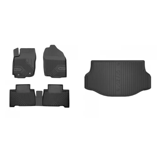 Covorașe de cauciuc premium și tavă de portbagaj Toyota RAV 4 IV. cu 5 uși 2013-2018 (frogum_77425743_DZ400900_1)