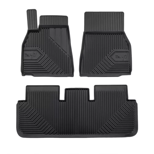 premium 3D cu margine înaltă Covoare auto Tesla Model S 2021 liftback, facelift posterior