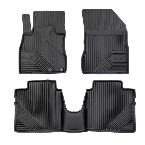 3D covorașe de cauciuc premium cu margine înaltă Nissan Note II 2012-2017 hatchback, facelift înainte de