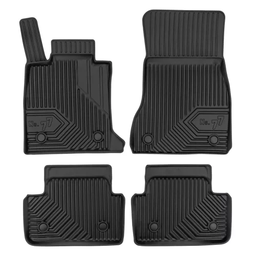 3D covorașe de cauciuc premium cu margine înaltă BMW 5 Series G60 2023 sedan