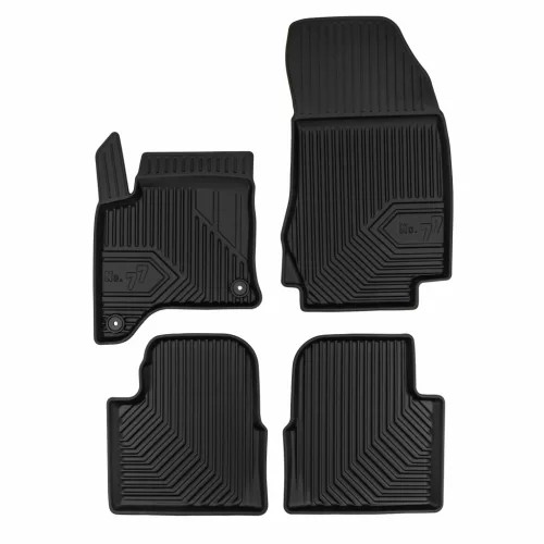 3D covorașe de cauciuc premium cu margine înaltă Peugeot 2008 II 2023 crossover, Hibrid, facelift după