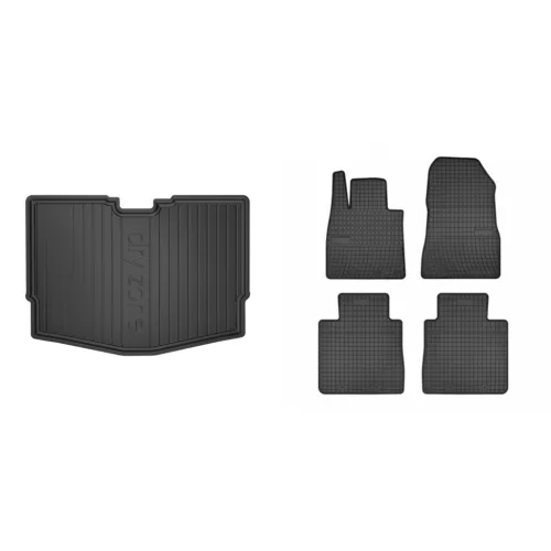 Covorașe de cauciuc premium și tavă de portbagaj Nissan Note cu 5 uși 2013-2021 (frogum_DZ400610_ET0456_1)