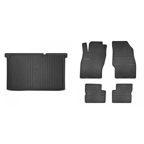 Covorașe de cauciuc premium și tavă de portbagaj Opel Corsa D cu 3 uși 2006-2011 (frogum_DZ400870_ET0692_1)