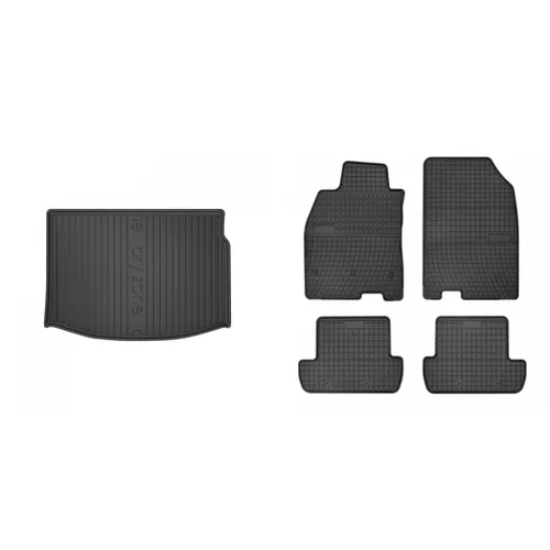 Covorașe de cauciuc premium și tavă de portbagaj Renault Mégane III. Hatchback cu 3 uși 2009-2014 (frogum_DZ400948_ET0753_1)