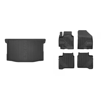   Covorașe de cauciuc premium și tavă de portbagaj Suzuki Baleno Hatchback cu 5 uși 2015-2019 (frogum_DZ400955_77408272_1)