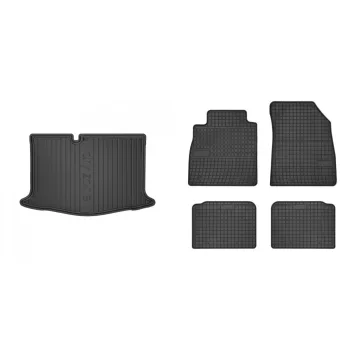   Covorașe de cauciuc premium și tavă de portbagaj Nissan Micra (K14) cu 5 uși 2016- (frogum_DZ401013_ET547945_1)