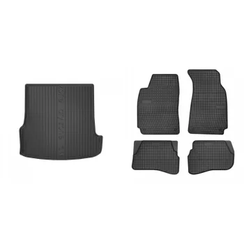   Covorașe de cauciuc premium și tavă de portbagaj Volkswagen Passat Estate cu 5 uși 1997-2005 (frogum_DZ403017_ET0396_1)