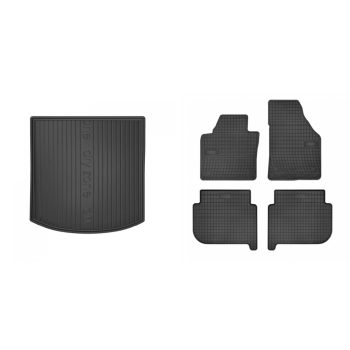   premium Covorase auto și covorașe pentru portbagaj VOLKSWAGEN Touran I. 5 uși 2003-2010 (frogum_DZ403079_ET0395_1)