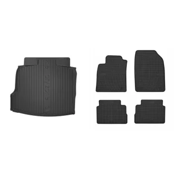   Covorașe de cauciuc premium și tavă de portbagaj Opel Vectra C sedan cu 4 uși 2002-2008 (frogum_DZ403550_ET0703_1)