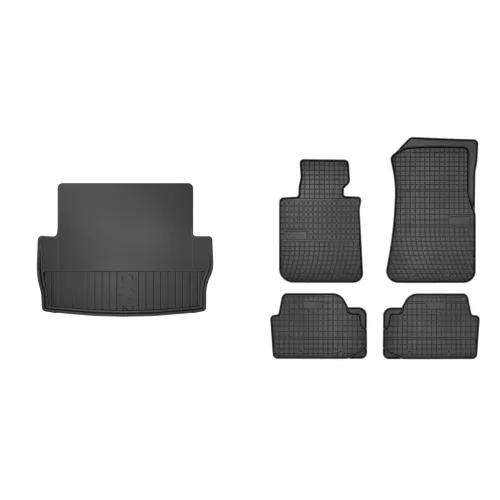 Covorașe de cauciuc premium și tavă de portbagaj BMW 1 serie F20 cu 5 uși 2011-2019 (frogum_DZ403888_ET0662_1)