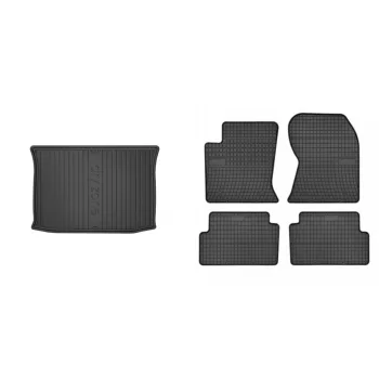   Covorașe de cauciuc premium și tavă de portbagaj Ford Focus I Hatchback cu 3 uși 1998-2001 (frogum_DZ404045_ET0310_1)