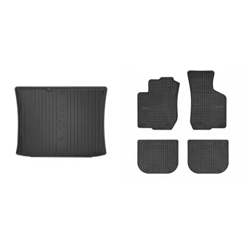   Covorașe de cauciuc premium și tavă de portbagaj Audi A3 Hatchback cu 3 uși 1996-2002 (frogum_DZ404137_ET0732_1)