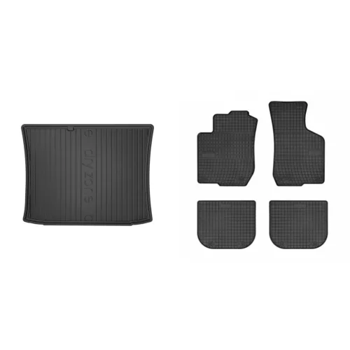 Covorașe de cauciuc premium și tavă de portbagaj Audi A3 Hatchback cu 3 uși 1996-2002 (frogum_DZ404137_ET0732_1)