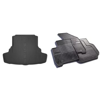   Covorașe de cauciuc premium și tavă de portbagaj Lexus IS 300 cu 4 uși 2013-2020 (frogum_DZ404151_ET410619_1)