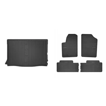   Covorașe de cauciuc premium și tavă de portbagaj Citroen Berlingo cu 4 uși 2003-2007 (frogum_DZ404205_ET0645_1)
