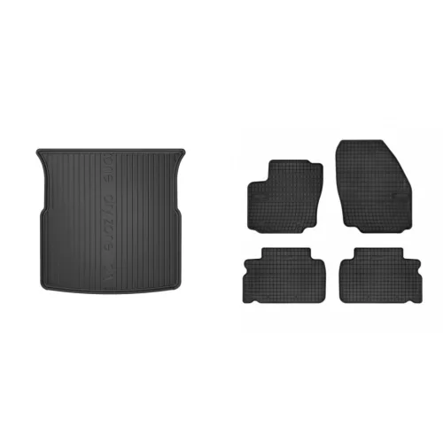Covorașe de cauciuc premium și tavă de portbagaj Ford S-Max I. cu 5 uși 2006-2010 (frogum_DZ404465_ET0304_1)