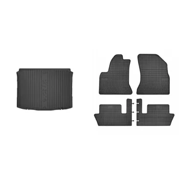   Covorașe de cauciuc premium și tavă de portbagaj Citroen C4 cu 5 uși 2005- (frogum_DZ404540_ET0636_1)