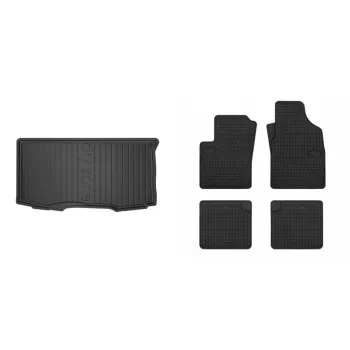   Covorașe de cauciuc premium și tavă de portbagaj Fiat Panda II. cu 5 uși 2003-2012 (frogum_DZ405080_ET0307_1)