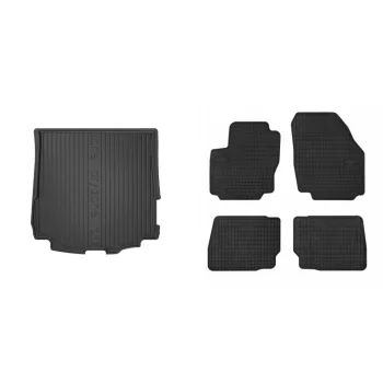  Covorașe de cauciuc premium și tavă de portbagaj Ford Mondeo IV. break cu 5 uși 2007-2014 (frogum_DZ405301_ET0302_1)