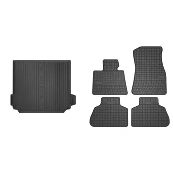   Covorașe de cauciuc premium și tavă de portbagaj BMW X5 G05 cu 5 uși 2019- (frogum_DZ405707_ET402553_1)