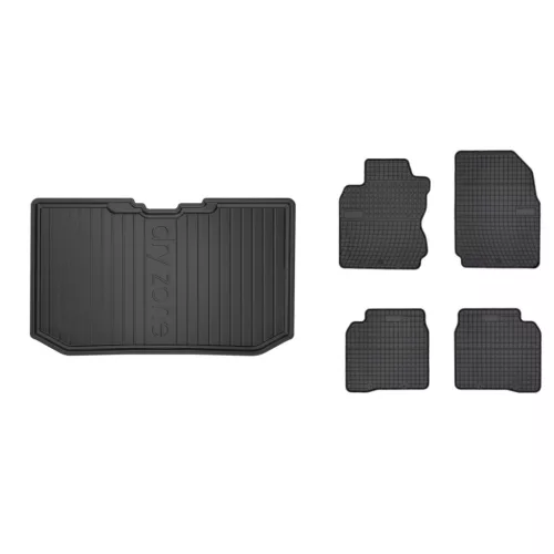 Covorașe de cauciuc premium și tavă de portbagaj Nissan Note cu 5 uși 2005-2014 (frogum_DZ405776_ET0453_1)