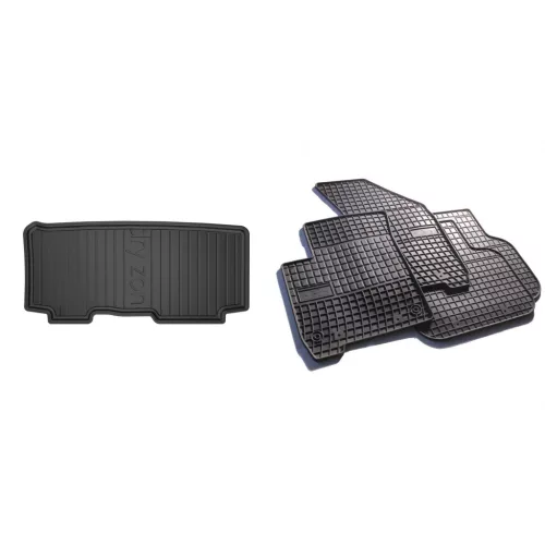 Covorașe de cauciuc premium și tavă de portbagaj Renault Modus cu 5 uși 2004-2012 (frogum_DZ406117_ET402607_1)