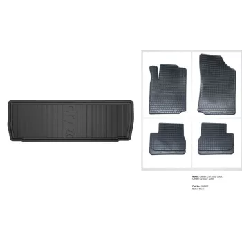   Covorașe de cauciuc premium și tavă de portbagaj Citroen C2 cu 3 uși 2003- (frogum_DZ406407_ET545972_1)