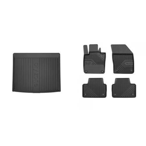 Covorașe de cauciuc premium și tavă de portbagaj Volvo S60 cu 4 uși 2019- (frogum_DZ406452_77407824_1)